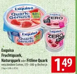 Famila Nord Ost Exquisa Fruchtquark, Naturquark oder Fitline Quark Angebot