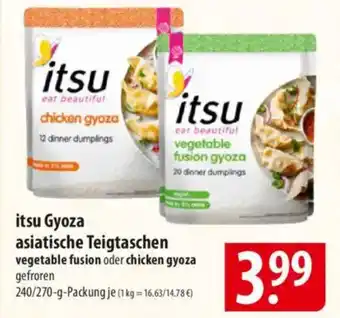 Famila Nord Ost itsu Gyoza asiatische Teigtaschen vegetable fusion oder chicken gyoza Angebot