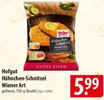 Famila Nord Ost Hofgut Hähnchen- Schnitzel Wiener Art Angebot