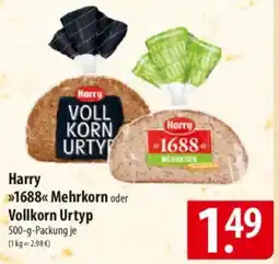 Famila Nord Ost Harry 1688 Mehrkorn oder Vollkorn Urtyp Angebot