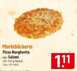 Famila Nord Ost Marktbäckerei Pizza Margherita oder Salami Angebot