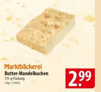 Famila Nord Ost Marktbäckerei Butter-Mandelkuchen Angebot