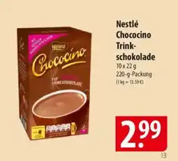 Famila Nord Ost Nestlé Chococino Trink- schokolade Angebot