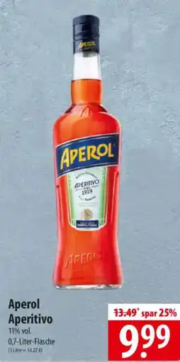 Famila Nord Ost Aperol Aperitivo Angebot