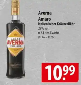 Famila Nord Ost Averna Amaro italienischer Kräuterlikör Angebot