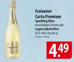 Famila Nord Ost Freixenet Carta Premium Sparkling Wine oder Legero alkoholfrei Angebot