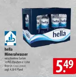 Famila Nord Ost hella Mineralwasser Angebot