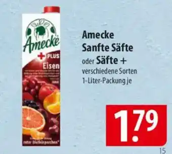 Famila Nord Ost Amecke Sanfte Säfte oder Säfte + Angebot