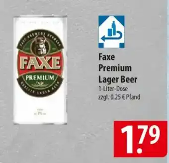 Famila Nord Ost Faxe Premium Lager Beer Angebot