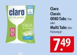 Famila Nord Ost Claro Classic OEKO Tabs 75er oder Multi Tabs 50er Angebot