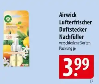 Famila Nord Ost Airwick Lufterfrischer Duftstecker Nachfüller Angebot