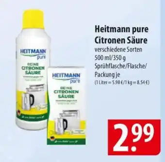 Famila Nord Ost Heitmann pure Citronen Säure Angebot