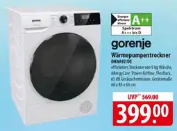 Famila Nord Ost gorenje Wärmepumpentrockner DHNA92/DE Angebot