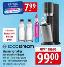 Famila Nord Ost sodastream Wassersprudler Duo titan Vorteilspack Angebot