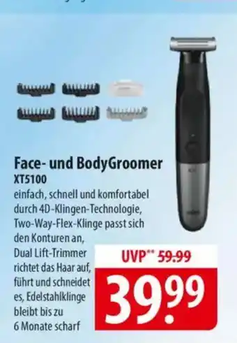 Famila Nord Ost Face- und BodyGroomer XT5100 Angebot