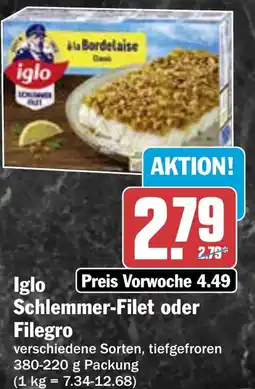 AEZ Iglo Schlemmer-Filet oder Filegro Angebot