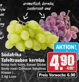 AEZ Südafrika Tafeltrauben kernlos Angebot