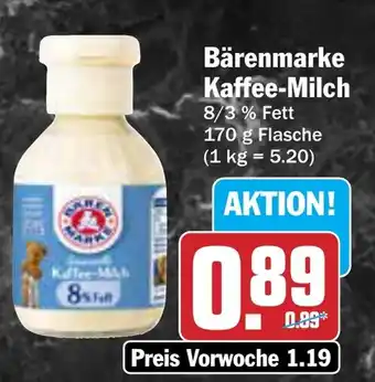 AEZ Bärenmarke Kaffee-Milch Angebot