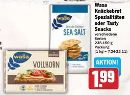 AEZ Wasa Knäckebrot Spezialitäten oder Tasty Snacks Angebot