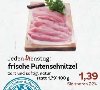 AEZ Jeden Dienstag frische Putenschnitzel Angebot