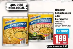 AEZ Henglein Schupfnudeln oder Eierspätzle Schupfnudeln Eierspätzle Angebot