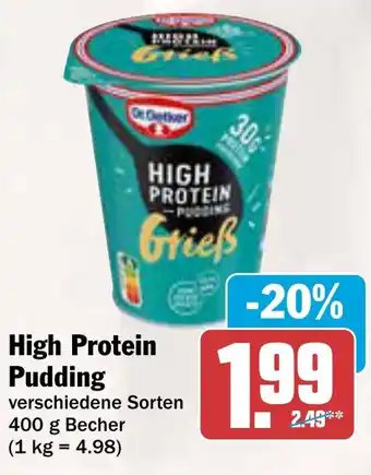 AEZ High Protein Pudding Angebot