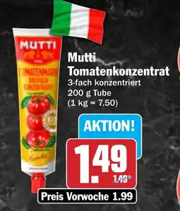 AEZ Mutti Tomatenkonzentrat Angebot