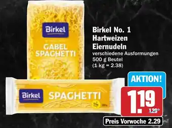 AEZ Birkel No. 1 Hartweizen Eiernudeln Angebot