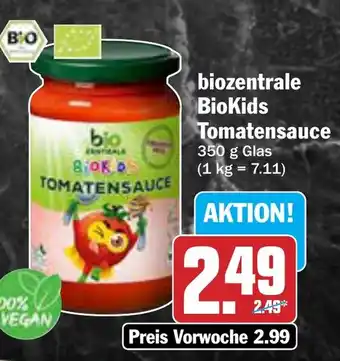 AEZ biozentrale BioKids Tomatensauce Angebot