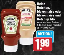 AEZ Heinz Ketchup, Mayonnaise oder Mayonnaise und Ketchup Mix Angebot