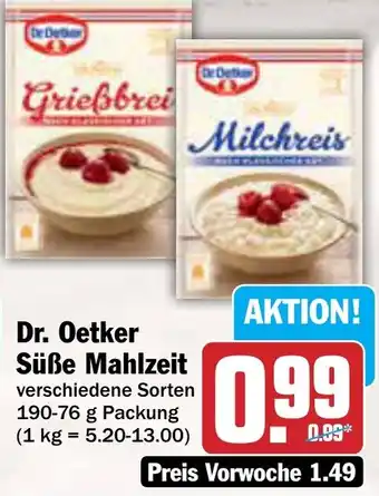 AEZ Dr. Oetker Süße Mahlzeit Angebot