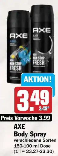 AEZ AXE Body Spray Angebot