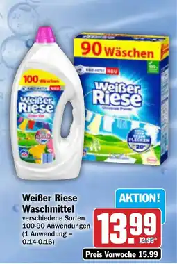 AEZ Weißer Riese Waschmittel Angebot