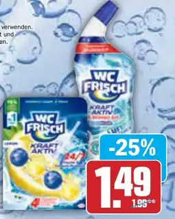 AEZ WC FRISCH Kraft-Aktiv oder WC Reiniger Gel Angebot