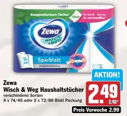 AEZ Zewa Wisch & Weg Haushaltstücher Angebot