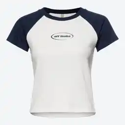 NKD Damen-T-Shirt mit Kontrast Raglan-Ärmeln Angebot