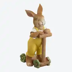 NKD Deko-Figur Hase mit Roller, ca. 7,5x4x12cm Angebot