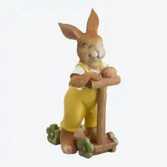 NKD Deko-Figur Hase mit Roller, ca. 7,5x4x12cm Angebot