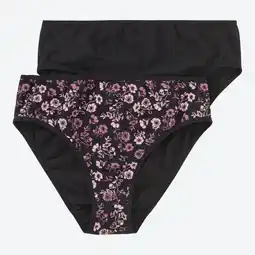 NKD Damen-Rioslip mit Blumen-Muster, 2er-Pack Angebot