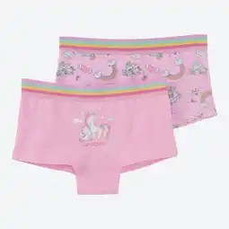 NKD Kinder-Mädchen-Panty mit Kontrastwebbund, 2er-Pack Angebot