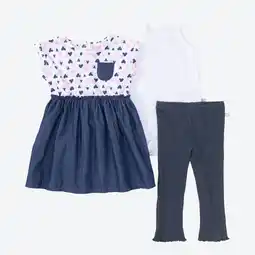 NKD Baby-Mädchen-Set mit Kleid, 3-teilig Angebot