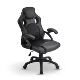 Netto Marken-Discount Juskys Racing Schreibtischstuhl Montreal ergonomisch Bürostuhl PC Gaming Stuhl – schwarz Angebot