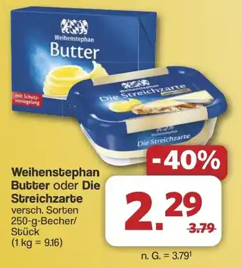 Famila Nord West Weihenstephan Butter oder Die Streichzarte Angebot