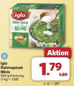 Famila Nord West Iglo Rahmspinat Minis Angebot