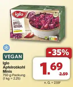 Famila Nord West VEGAN Iglo Apfelrotkohl Minis Angebot