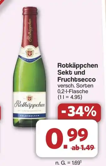 Famila Nord West Rotkäppchen Sekt und Fruchtsecco Angebot