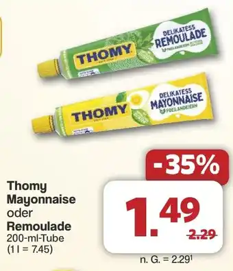 Famila Nord West Thomy Mayonnaise oder Remoulade Angebot