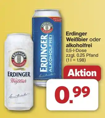 Famila Nord West Erdinger Weißbier oder alkoholfrei Angebot