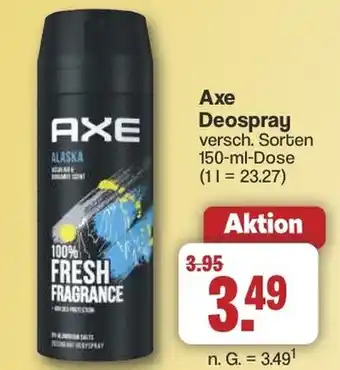 Famila Nord West Axe Deospray Angebot