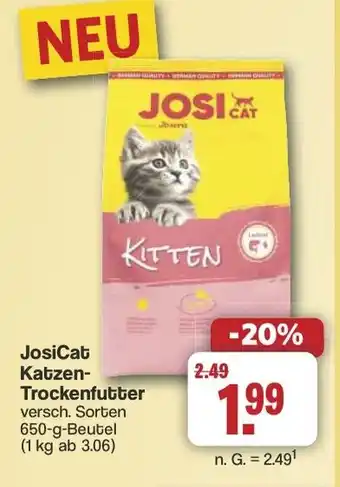 Famila Nord West JosiCat Katzen- Trockenfutter Angebot